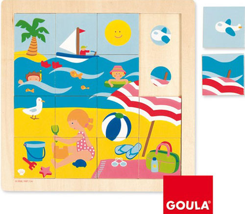 PUZZLE VERANO 16 PIEZAS GOULA