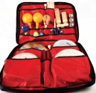 Conjunto de instrumentos de percusin. Bolsa grande