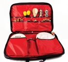 Conjunto de instrumentos de percusin. Bolsa pequea