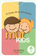 Juego de cartas con preguntas para trabajar las emociones. Mut Kids