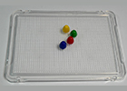 Placa transparente para pinchos / mosaicos (6 unidades)
