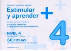 Coleccin Estimular y aprender + Nivel 4. Ms fichas con nuevos contenidos de Atencin, Memoria y Velocidad de procesamiento. 60 fichas