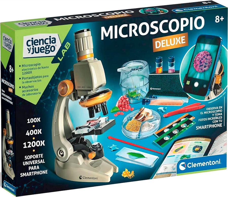 Microscopio Deluxe Ciencia Y Juego Lab Clementoni