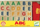 ABC Letras magnticas de madera ( 60 piezas)