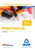 Matemticas. Temario. Volumen 2. Cuerpo de Profesores de Enseanza Secundaria.