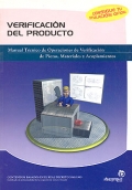 Verificacin del producto. Manual tcnico de operaciones de verificacin de piezas, materiales y acoplamientos.