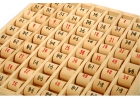 Tabla de multiplicar de madera