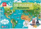 Puzle de monumentos en 3D 240 piezas (3D Puzle Monuments)