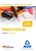 Matemticas. Temario. Volumen 3. Cuerpo de Profesores de Enseanza Secundaria.