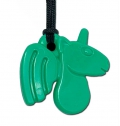 Colgante masticable unicornio duro (verde)