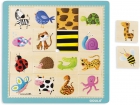 Puzzle de texturas de animales