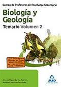 Biologa y Geologa. Temario. Volumen II. Biologa I.  Cuerpo de Profesores de Enseanza Secundaria.