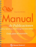 Manual de publicaciones de la American Psychological Association. Gua para el maestro.