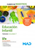 Educacin infantil. Temario volumen 1. Cuerpo de maestros.