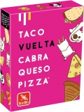 Taco, vuelta, cabra, queso, pizza