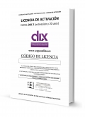 DIX 2. Licencia activacin on line y 20 usos de correccin