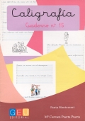 Caligrafa. Cuaderno 15. Pauta Montessori