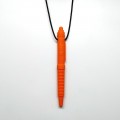 Colgante para masticar bol�grafo puntos (naranja)