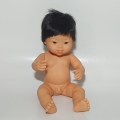 Muñeco asiático Síndrome de Down (38cm)