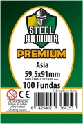 100 fundas Premium para cartas tama�o ASIA/Americano (59,5 x 91 mm)