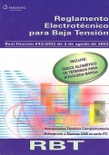 Reglamento Electrotcnico para Baja Tensin. RBT. Incluye ndice alfabetico de trminos para bsqueda rpida.