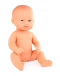 Mueco beb caucsico sndrome de down (32cm)