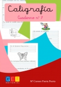Caligrafa. Cuaderno 7. Pauta Montessori
