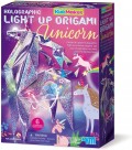 Unicornio de origami hologr�fico
