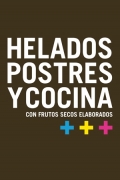 Helados, postres y cocina con frutos secos elaborados.