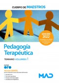 Pedagoga terapetica. Temario volumen 1. Cuerpo de maestros.