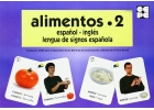 Alimentos 2. Espaol - Ingls. Lengua de signos espaola