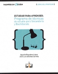 Estudiar para aprender: Programa de tcnicas de estudio para Secundaria y Bachillerato. Libro del profesor.