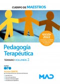 Pedagoga terapetica. Temario volumen 2. Cuerpo de maestros.