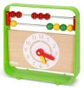 baco con reloj clsico de madera