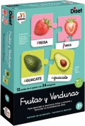 Frutas y verduras. Para aprender a reconocer frutas y verduras y fomentar la curiosidad por ellas.