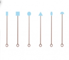 Instrumento de estereognosia intraoral azul (IEI) Pr-Fono