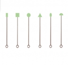 Instrumento de estereognosia intraoral verde (IEI) Pr-Fono
