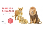 Familias animales. Juego de memoria de tres