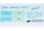 Quin nmero sc? Junior. Material educatiu per treballar les centenes, desenes i unitats de forma ldica