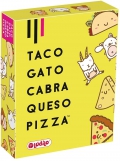 Taco, gato, cabra, queso, pizza