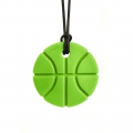 Colgante baln de baloncesto duro (verde lima)
